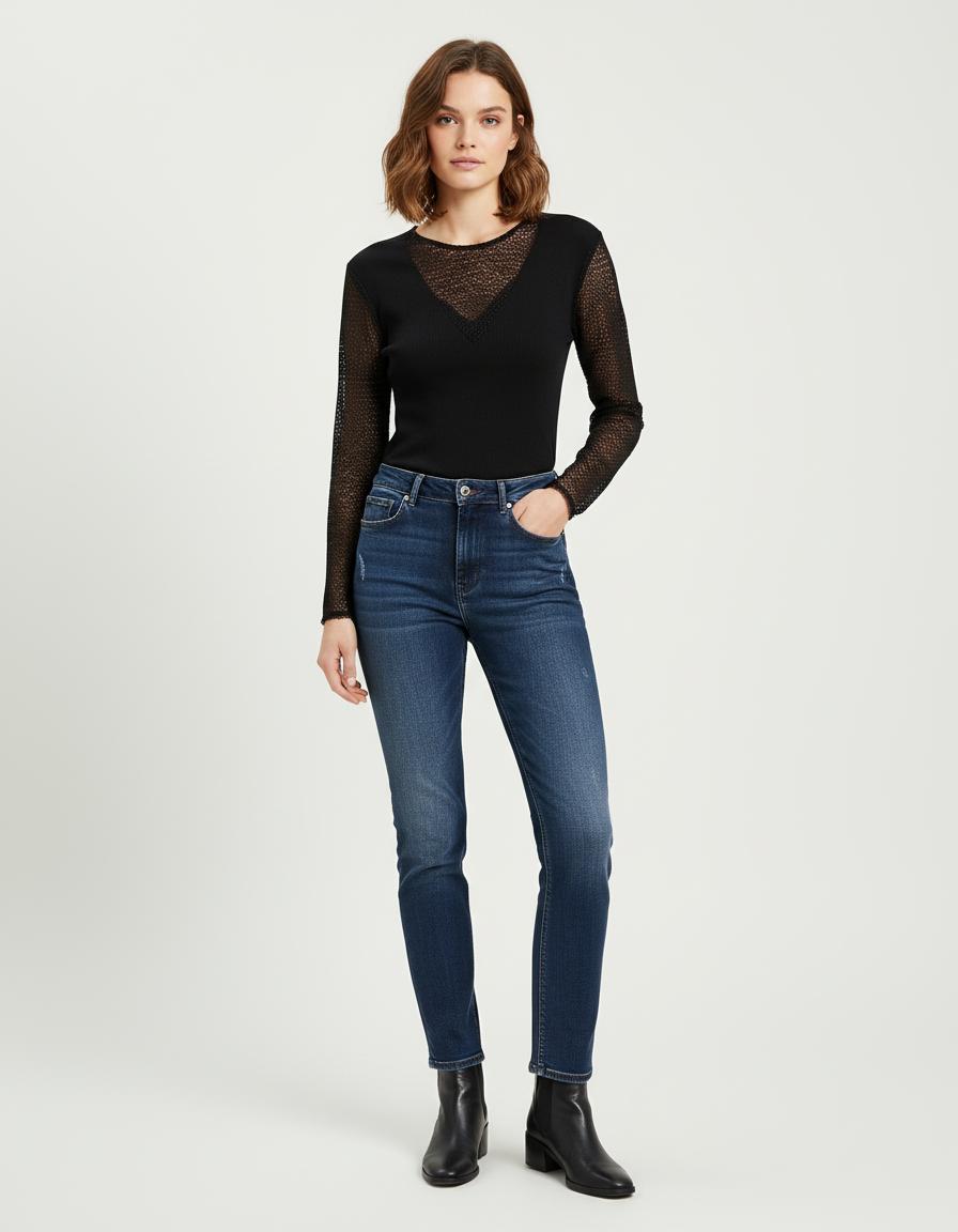Top En Maille Ajouré - Taille S/36