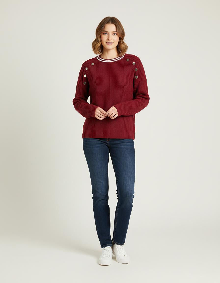 Pull Avec Pattes Boutonnées - Taille S/36