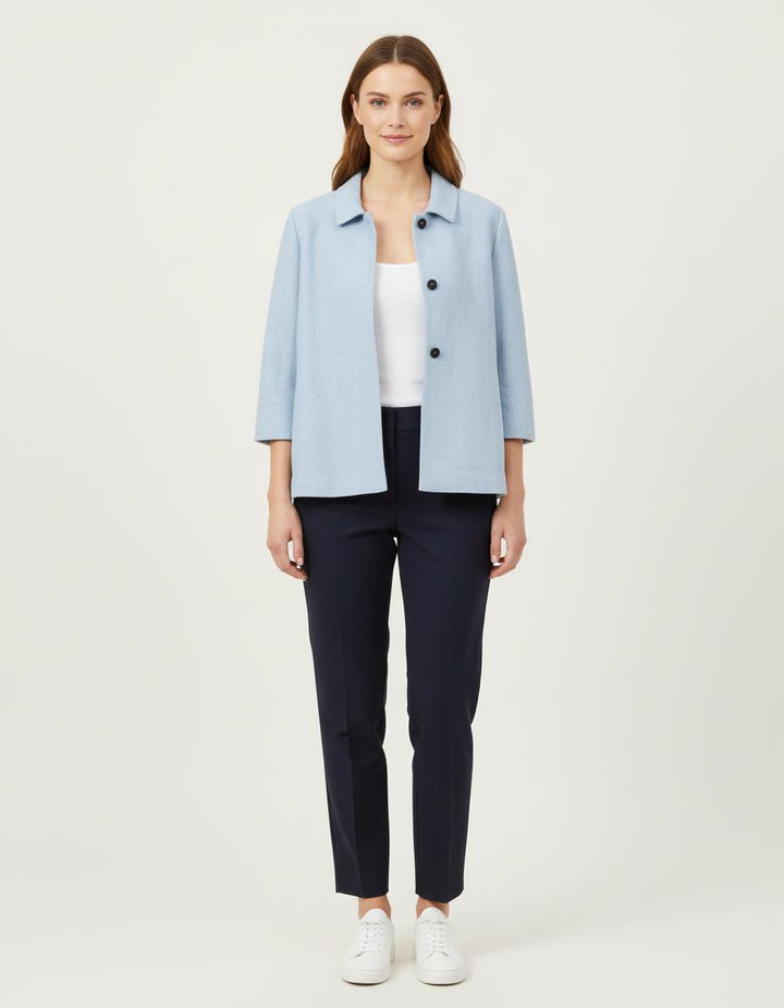 Veste Courte En Tissu Natté - Taille S/36