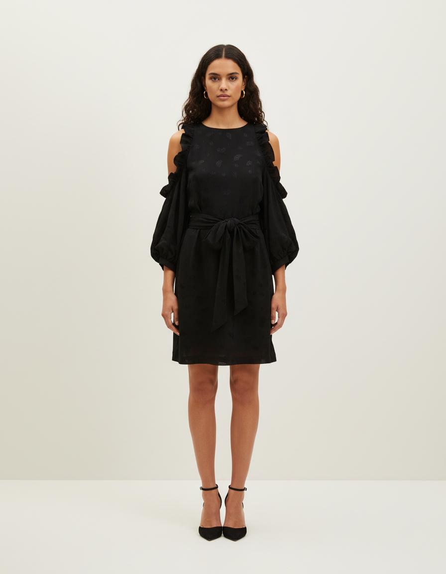 Robe Imprimée Avec Épaules Dénudées - Taille M/38