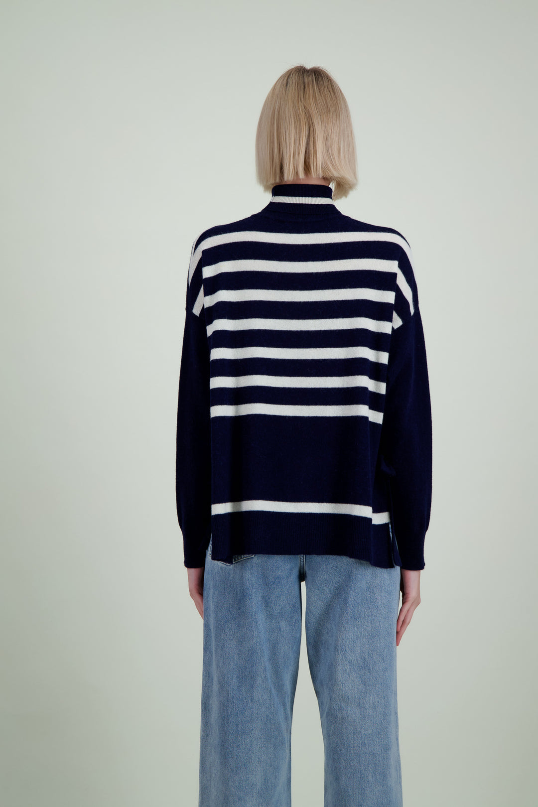 Blue Cashmere Sweater - 36