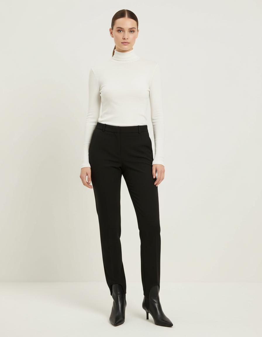 Pantalon Fuseau En Crêpe - Taille M/38