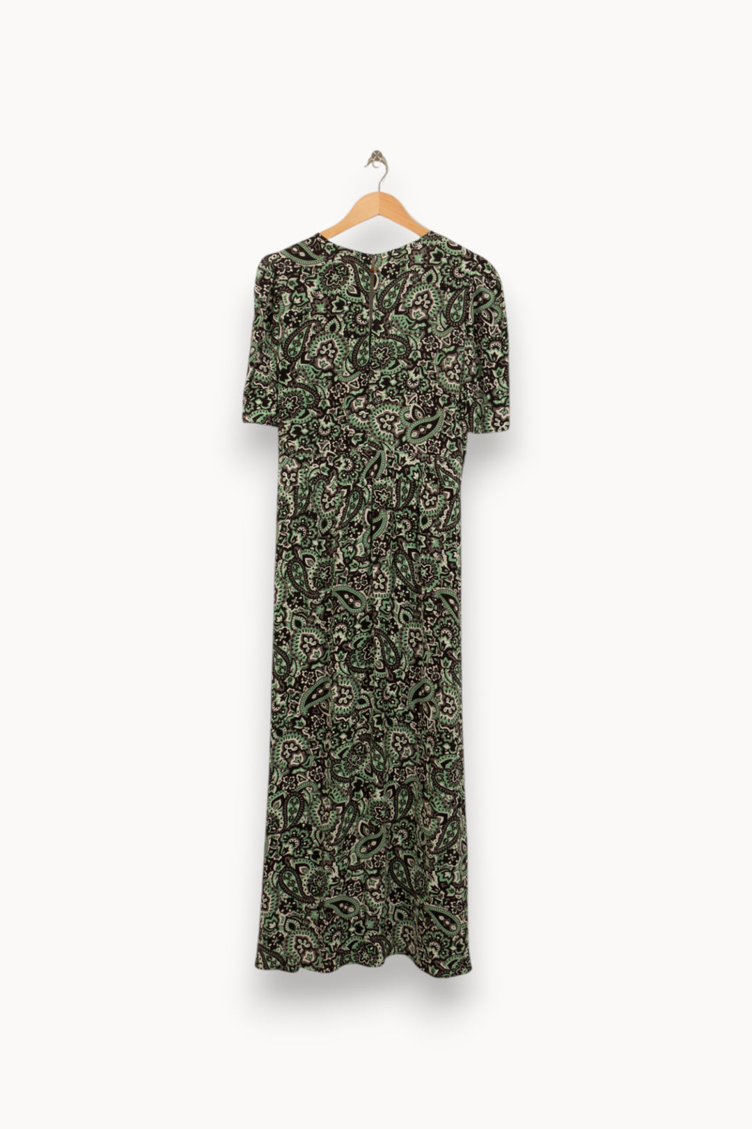 Robe Longue Verte et Noire - Taille XXL/44 de la marque IKKS | BA18 - Vendu par Paradigme - Image 4