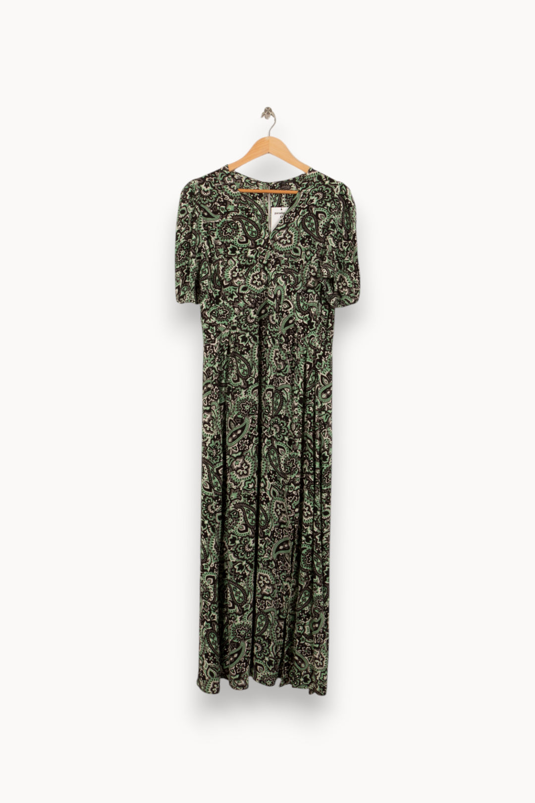 Robe Longue Verte et Noire - Taille XXL/44 de la marque IKKS | BA18 - Vendu par Paradigme - Image 2