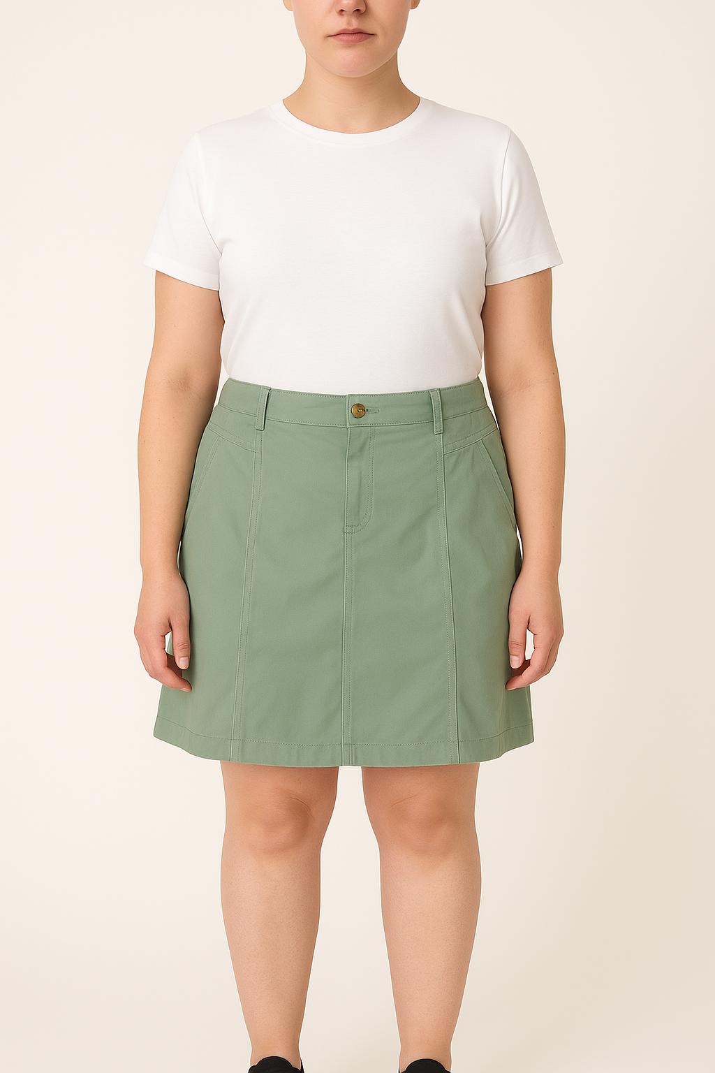 Jupe Courte Verte - Taille XXL/44 de la marque Caroll | BA22 - Vendu par Paradigme - Image 1