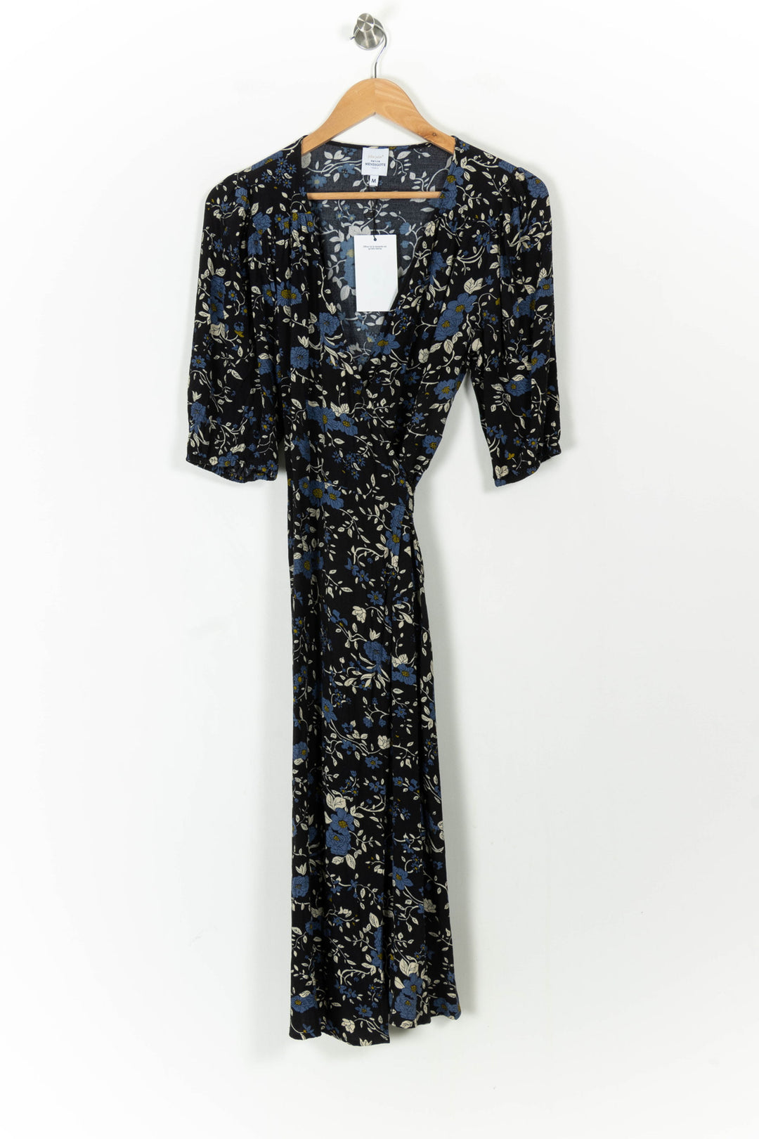Robe Longue Bleu et Noir - Taille M/38 de la marque Petite Mendigote | CAS1007 - Vendu par Paradigme - Image 2