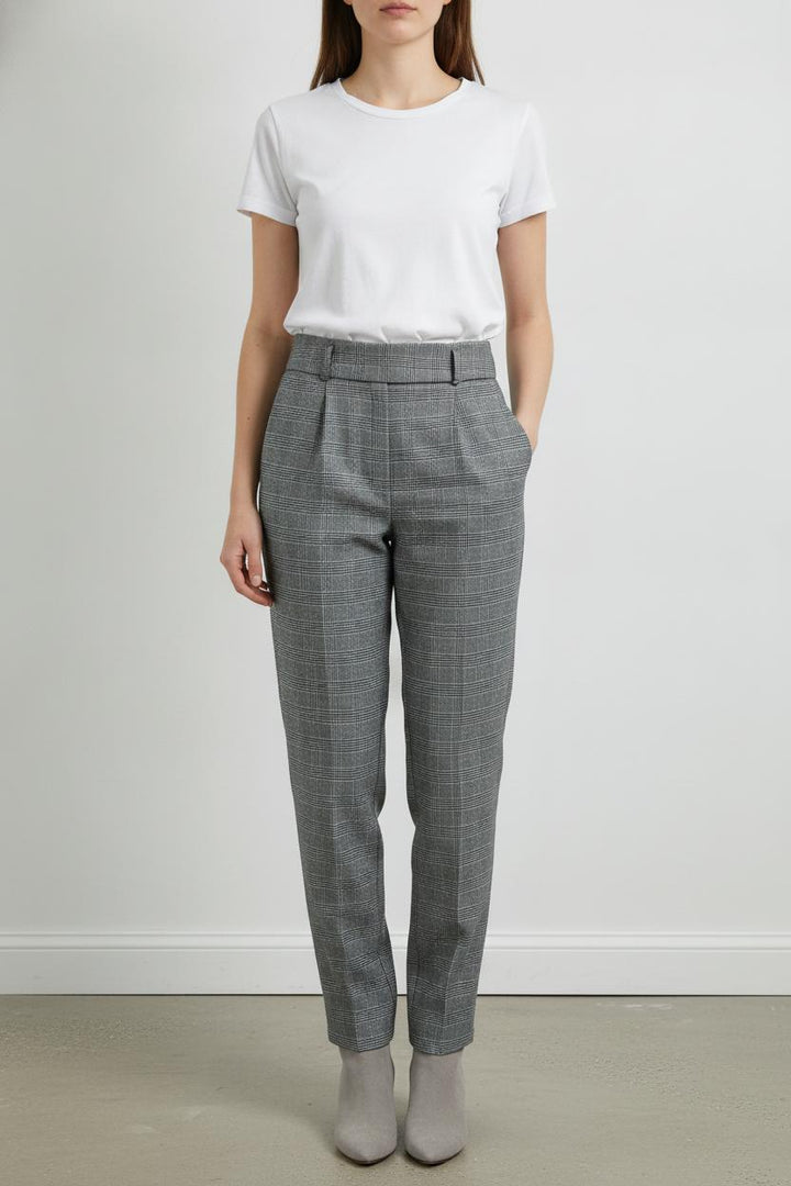 Pantalon Carreaux Gris - Taille M/38 de la marque Petite Mendigote | CAS1026 - Vendu par Paradigme - Image 1