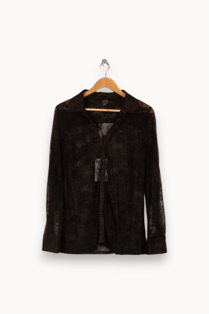 Chemise Noire - Taille XL/42 de la marque Maison 123 | CFB11 - Vendu par Paradigme - Image 2