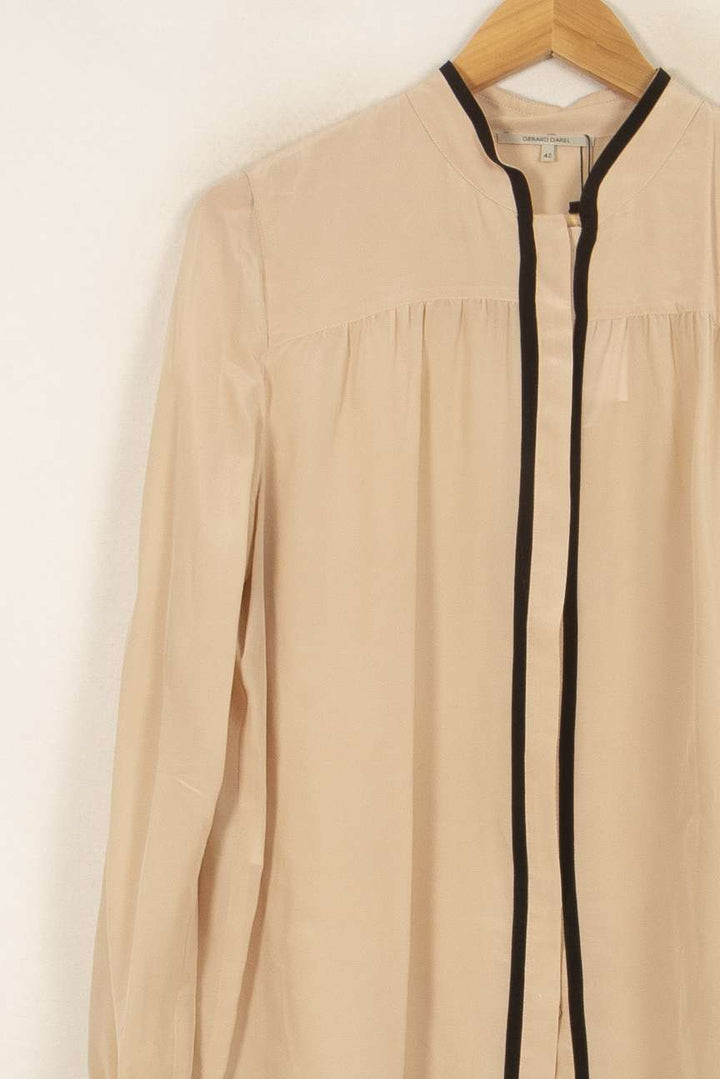 Blouse Rose et Noire - Taille XL/42 de la marque Gerard Darel | CFB14 - Vendu par Paradigme - Image 3