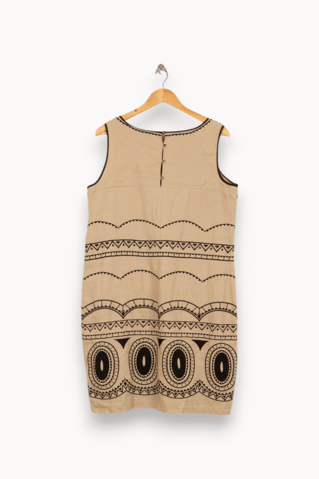 Robe Sans Manches Beige et Noir - Taille XXL/44 de la marque Maison 123 | CFB3 - Vendu par Paradigme - Image 4