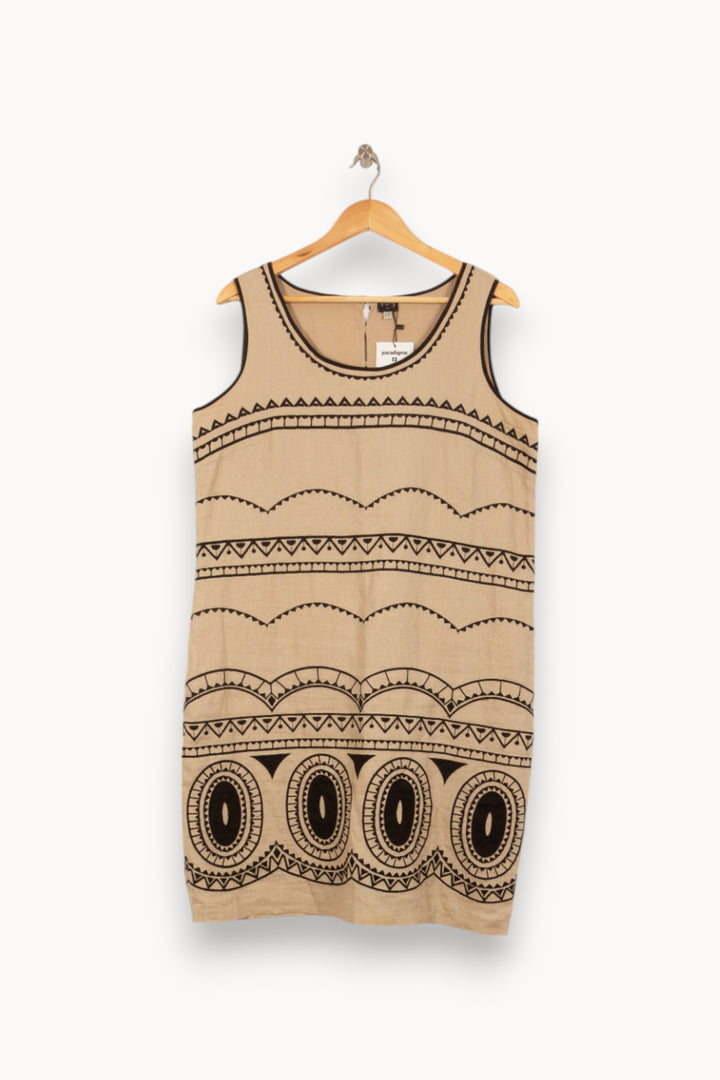 Robe Sans Manches Beige et Noir - Taille XXL/44 de la marque Maison 123 | CFB3 - Vendu par Paradigme - Image 2
