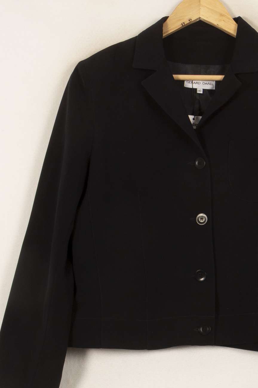Veste Noire - Taille XL/42 de la marque Gerard Darel | CFB6 - Vendu par Paradigme - Image 3