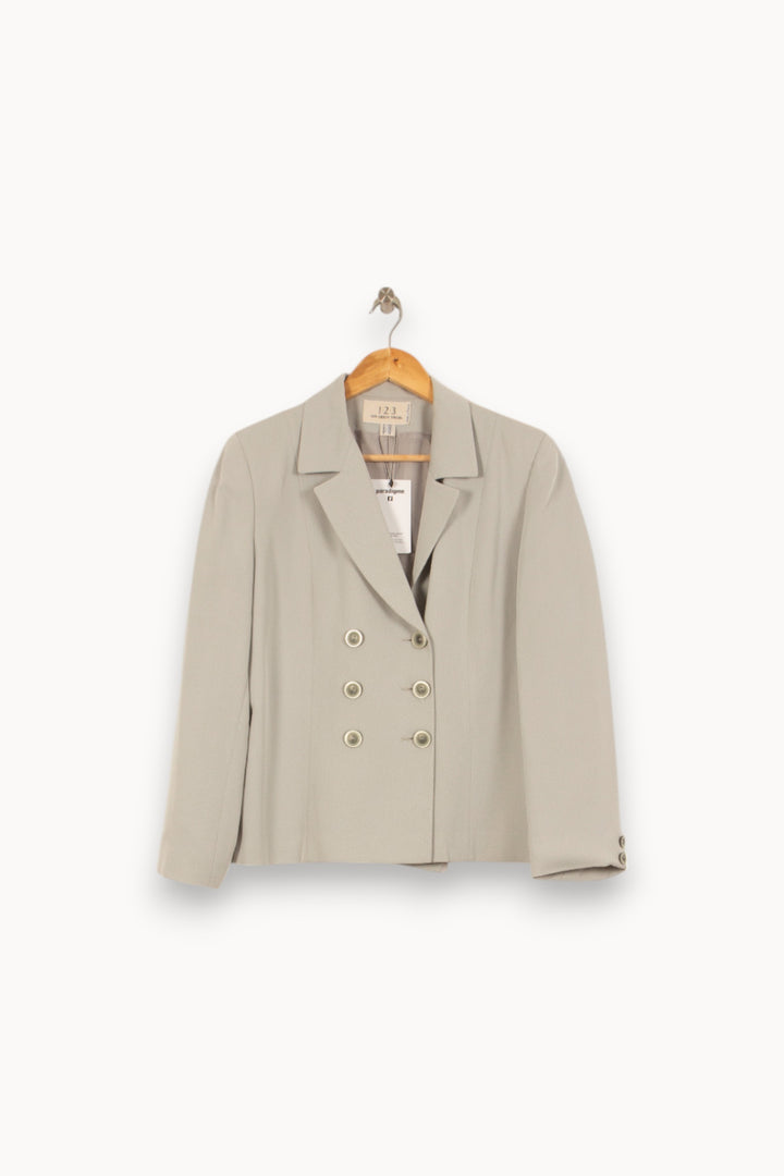 Veste De Tailleur Beige - Taille XXL/44 de la marque Maison 123 | CFB7 - Vendu par Paradigme - Image 2