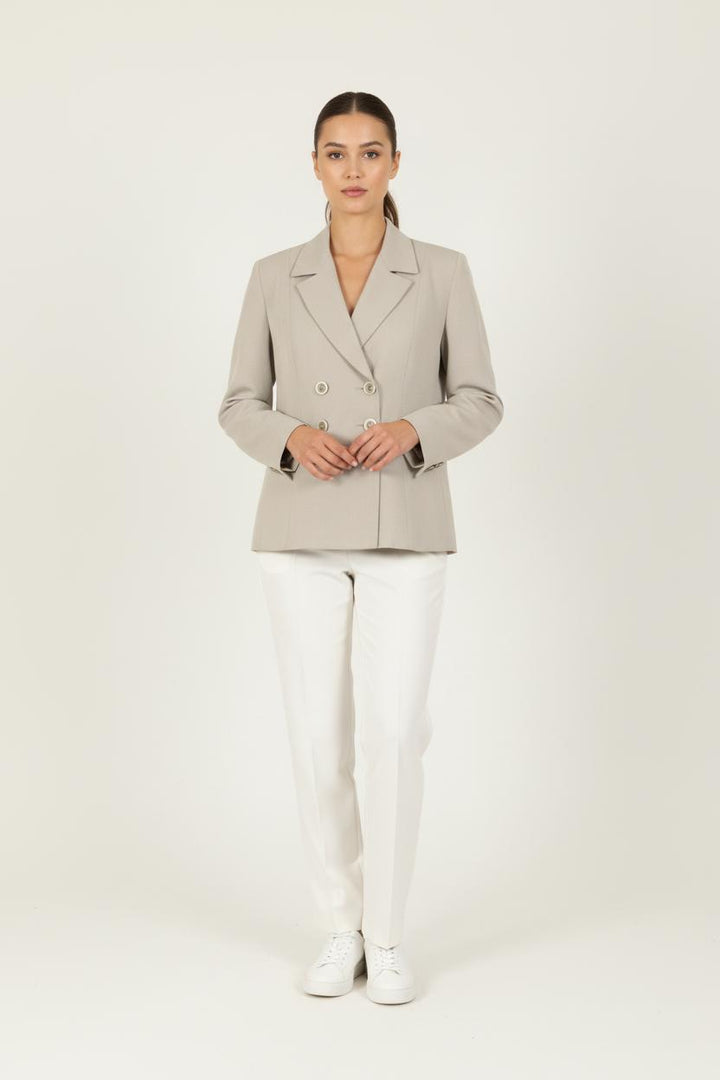 Veste De Tailleur Beige - Taille XXL/44 de la marque Maison 123 | CFB7 - Vendu par Paradigme - Image 1