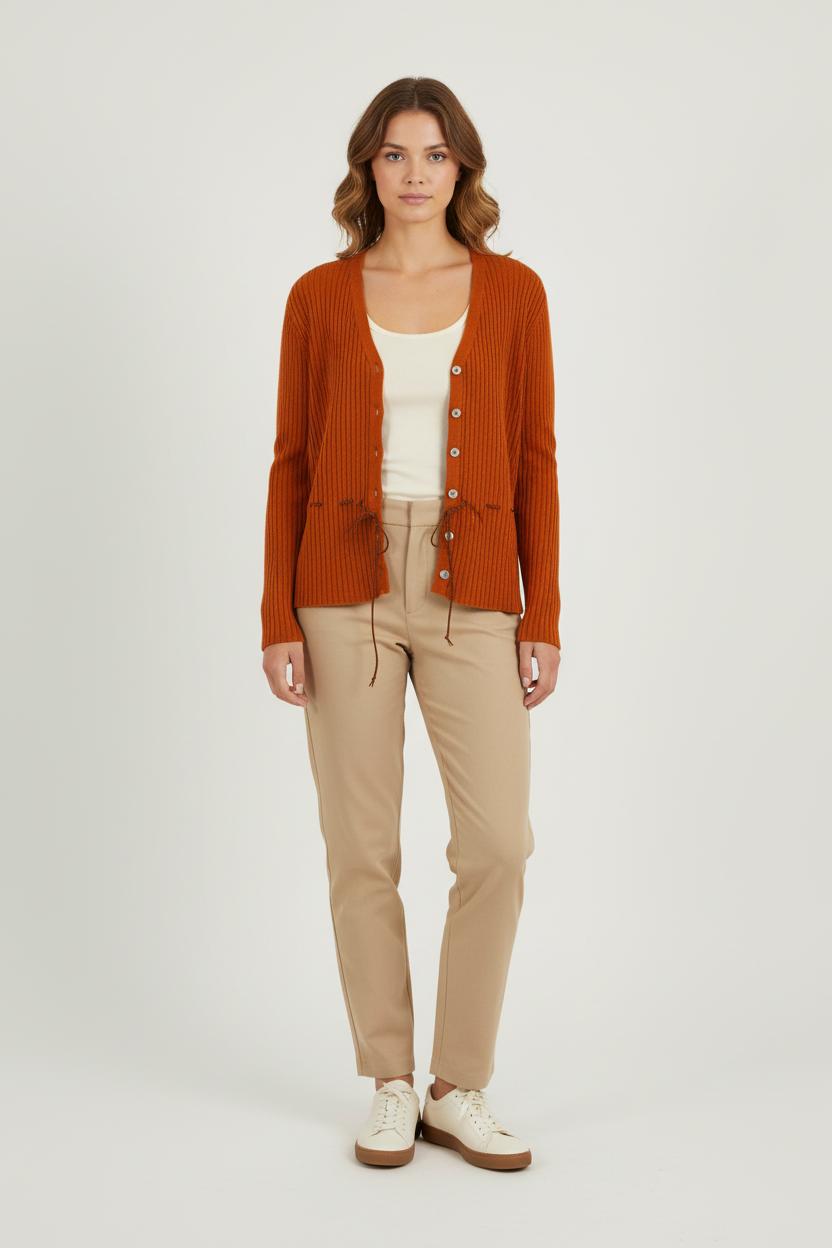 Cardigan Marron - Taille XXL/44 de la marque Caroll | CFB9 - Vendu par Paradigme - Image 1