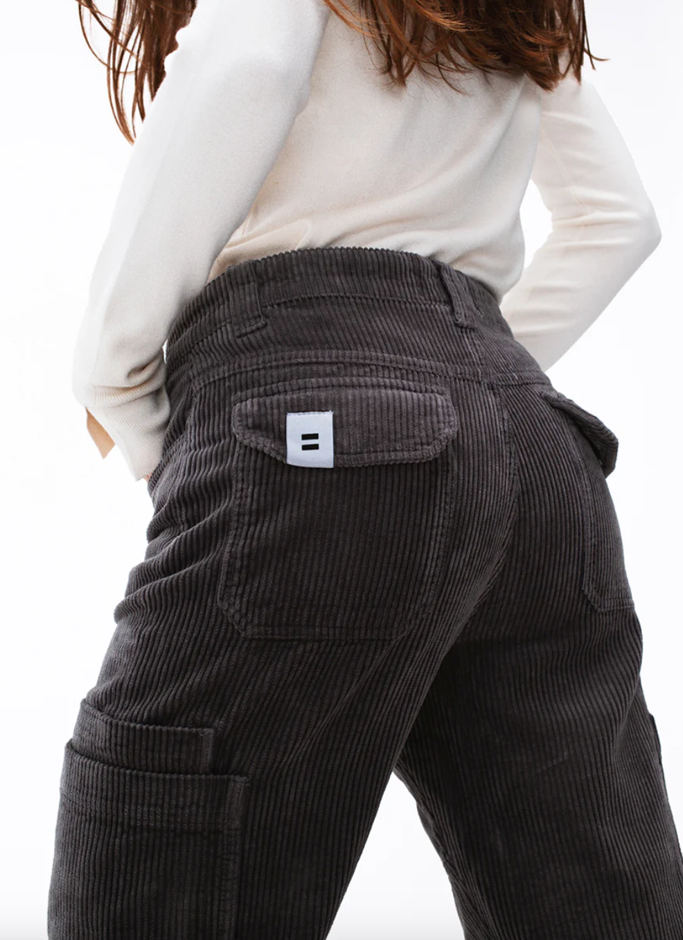 Pantalon cargo gris - S/36