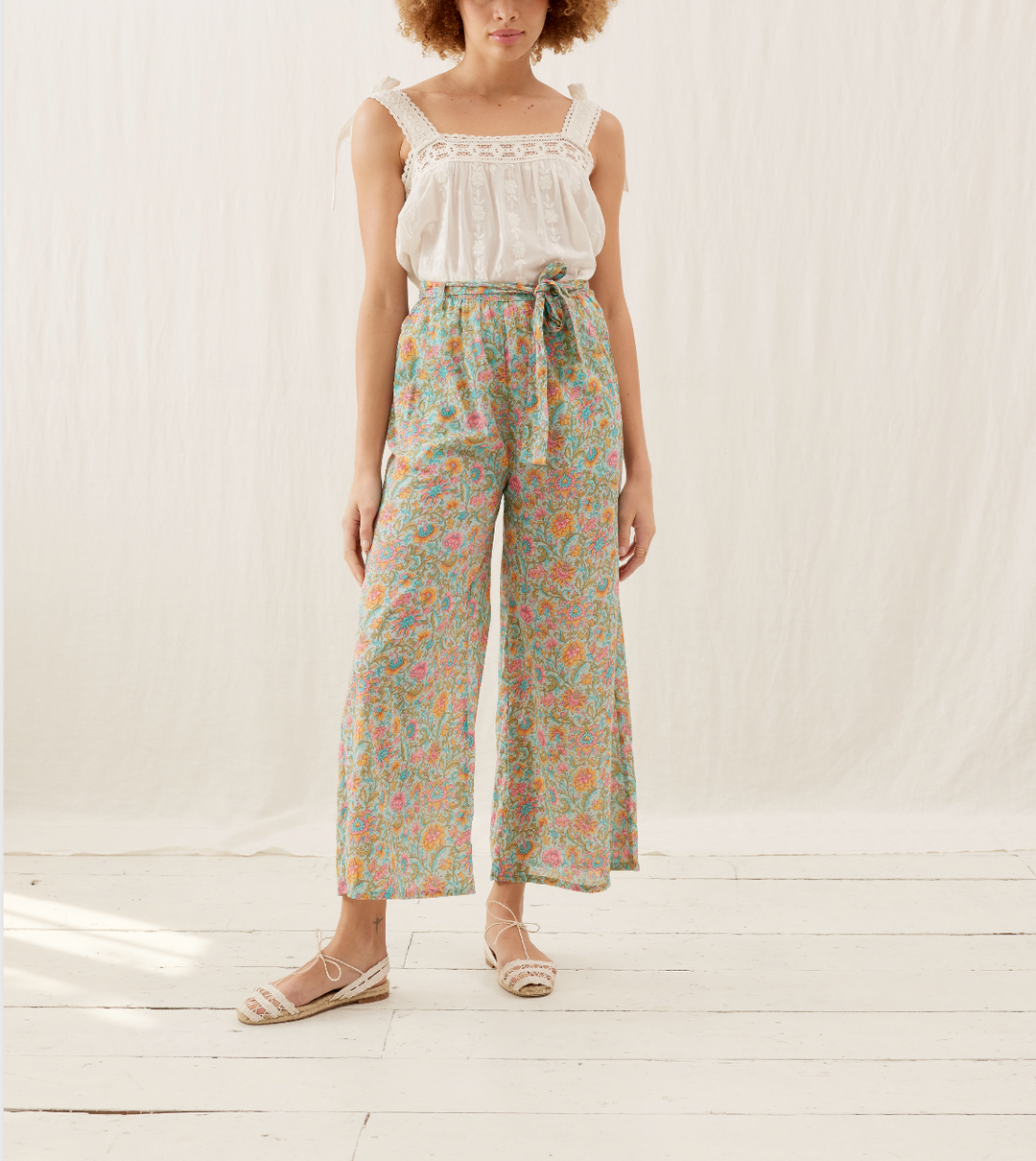 Pantalon Large Multicolore - Taille S/36