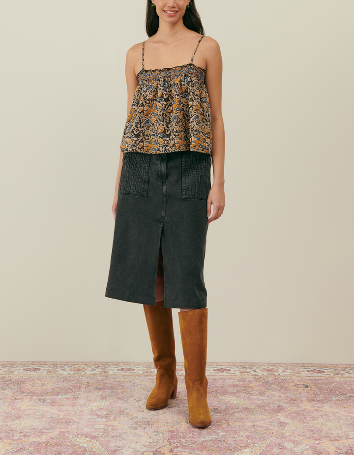 Jupe Midi Noire - Taille S/36