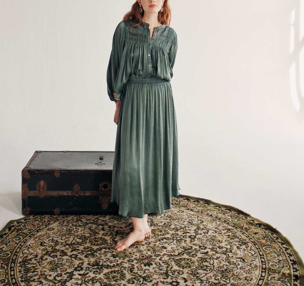 Blouse Verte - Taille S/36