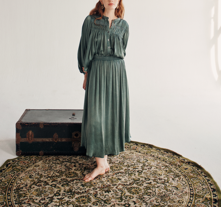 Blouse Verte - Taille S/36