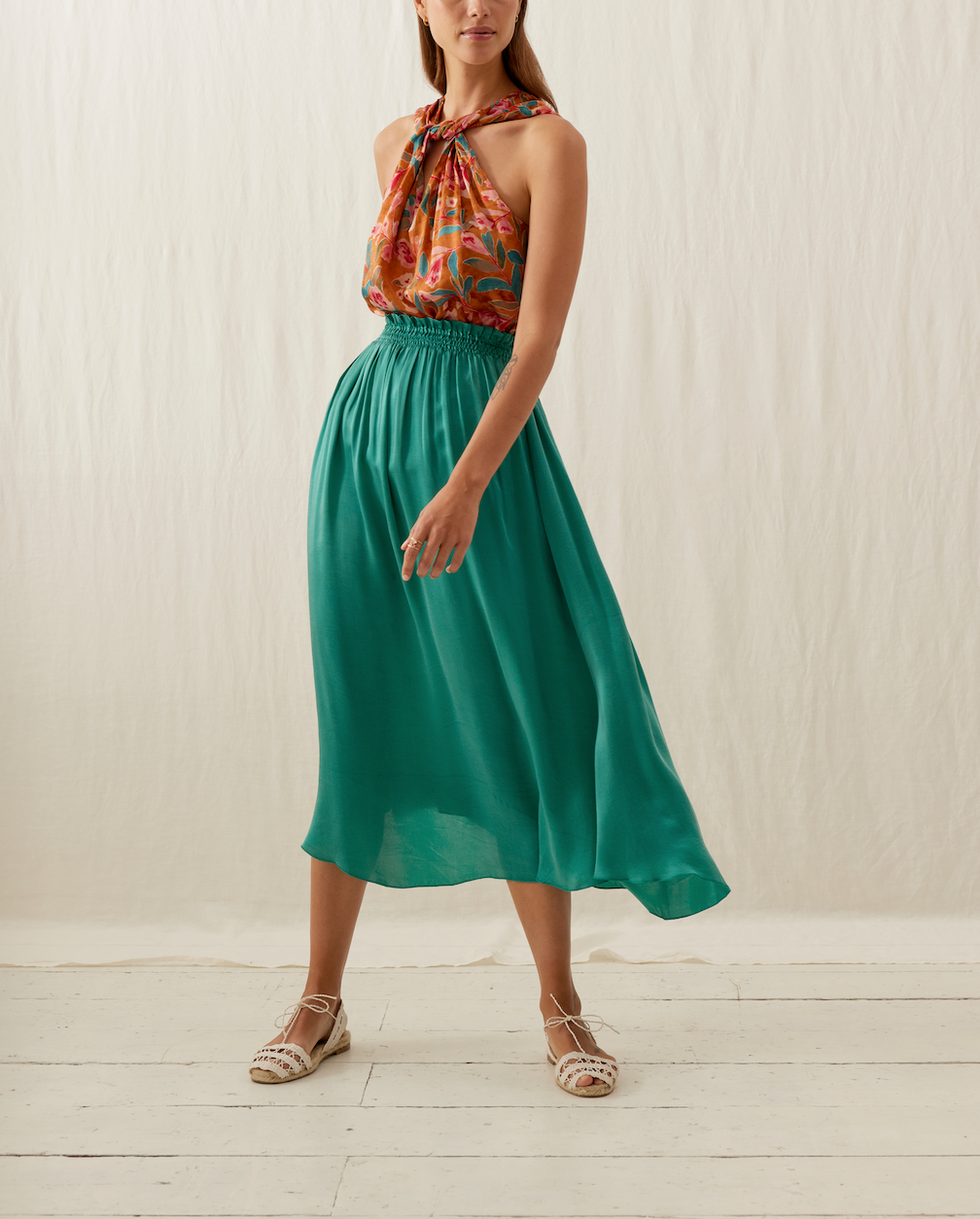 Jupe Longue Verte - Taille S/36