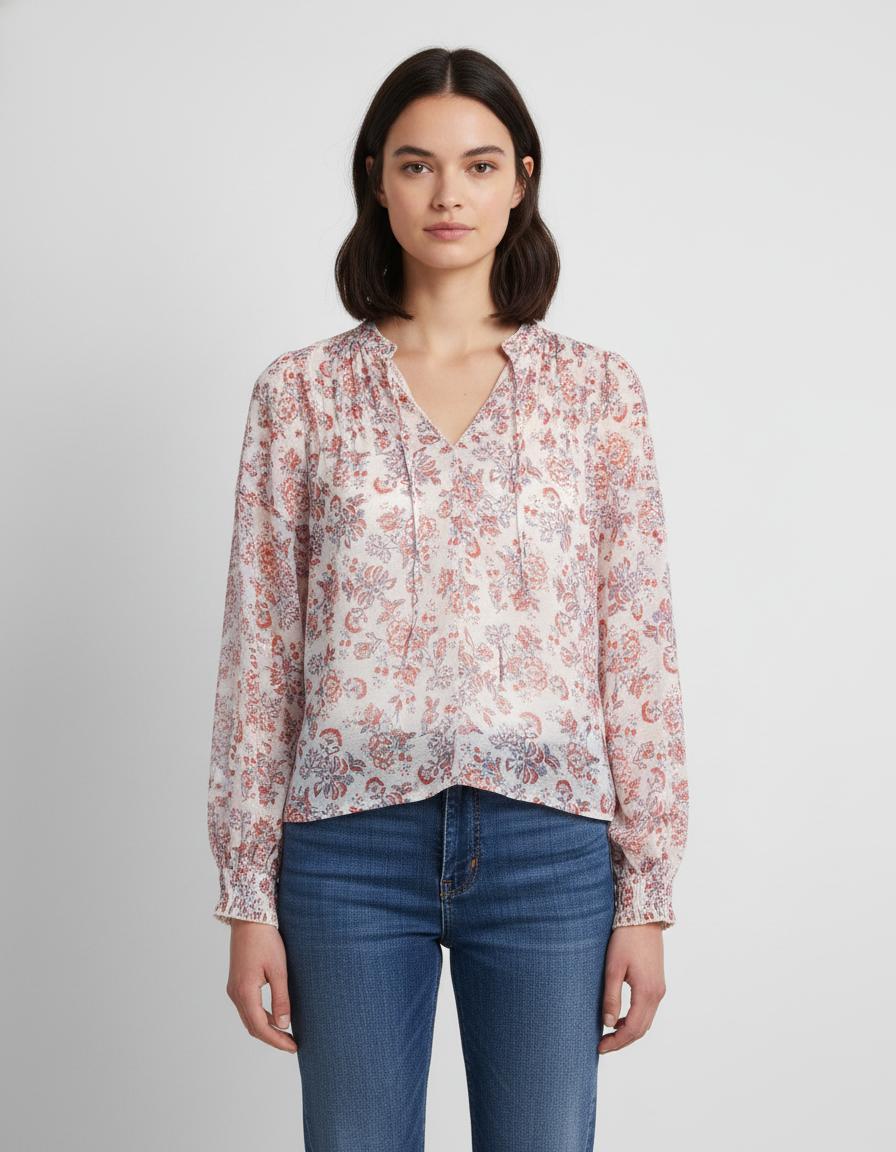 Blouse à fleurs - Ekyog