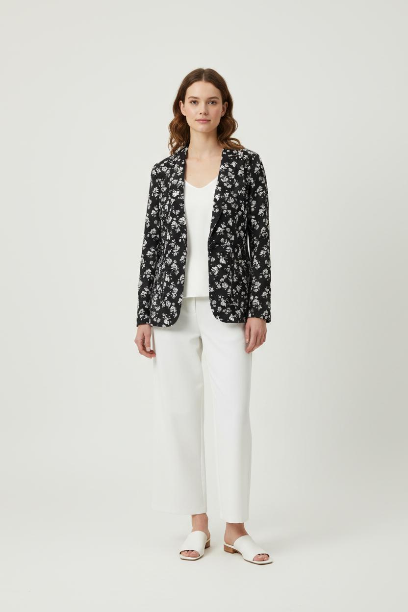 Veste Noire et Blanche - Taille M/38 de la marque Ekyog | EY11NO3600003 - Vendu par Paradigme - Image 1