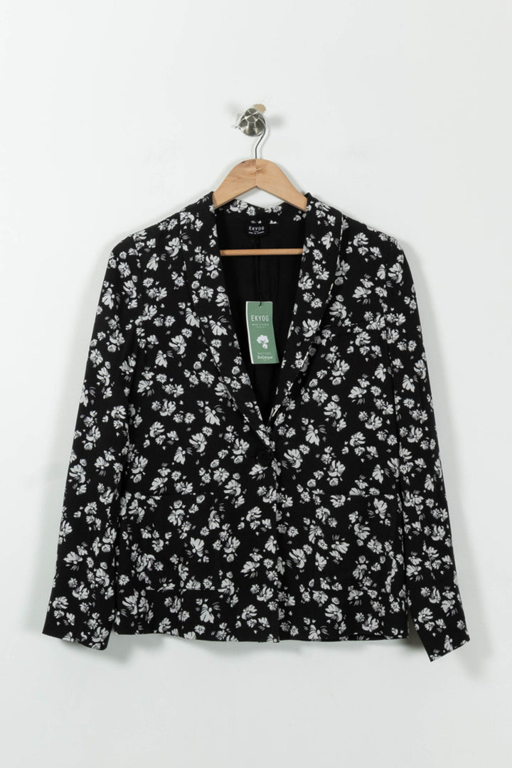 Veste Noire et Blanche - Taille M/38 de la marque Ekyog | EY11NO3600003 - Vendu par Paradigme - Image 2