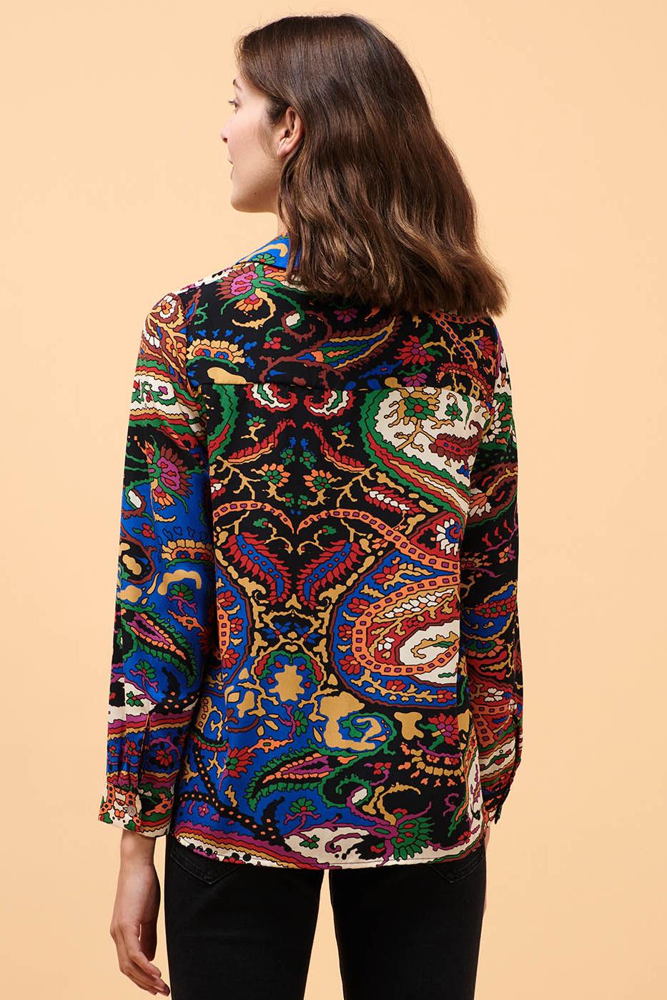 Chemise à imprimé coloré -  S/36