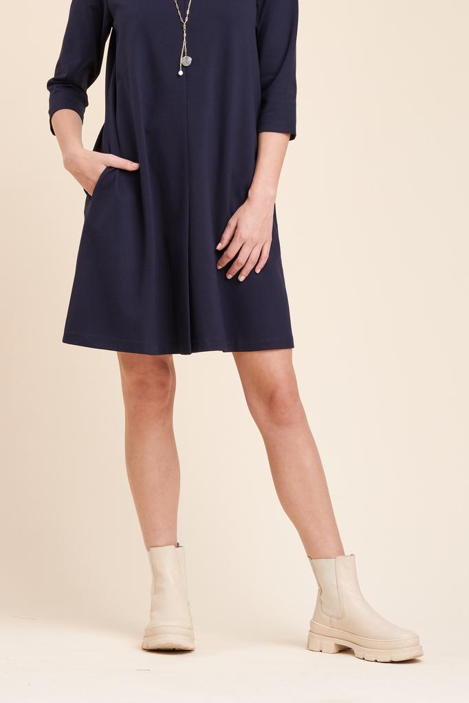 Robe évasée en jersey milano - S/36
