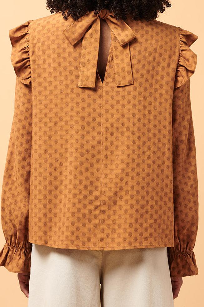 Blouse à manches longues en viscose écoresponsable -  XL/42