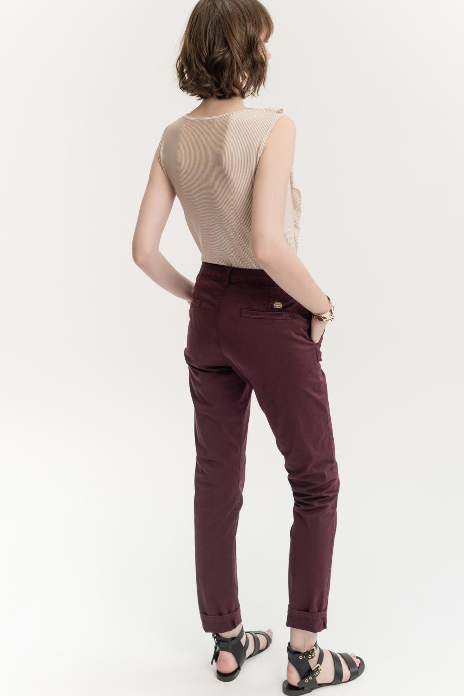 Pantalon en toile de coton -  S/36