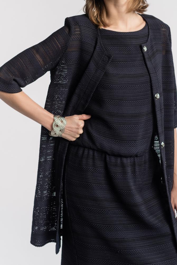 Veste longue noire - 36