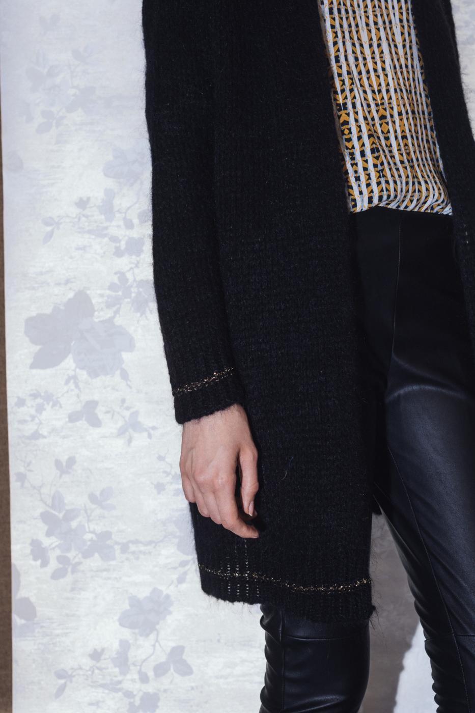 Gilet long bleu - XS/34