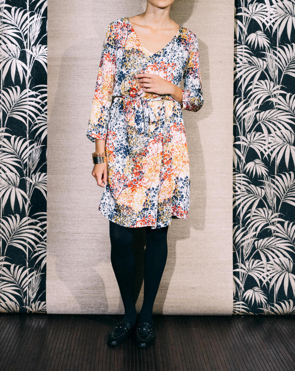 Robe multicolore La Fée Maraboutée - 38
