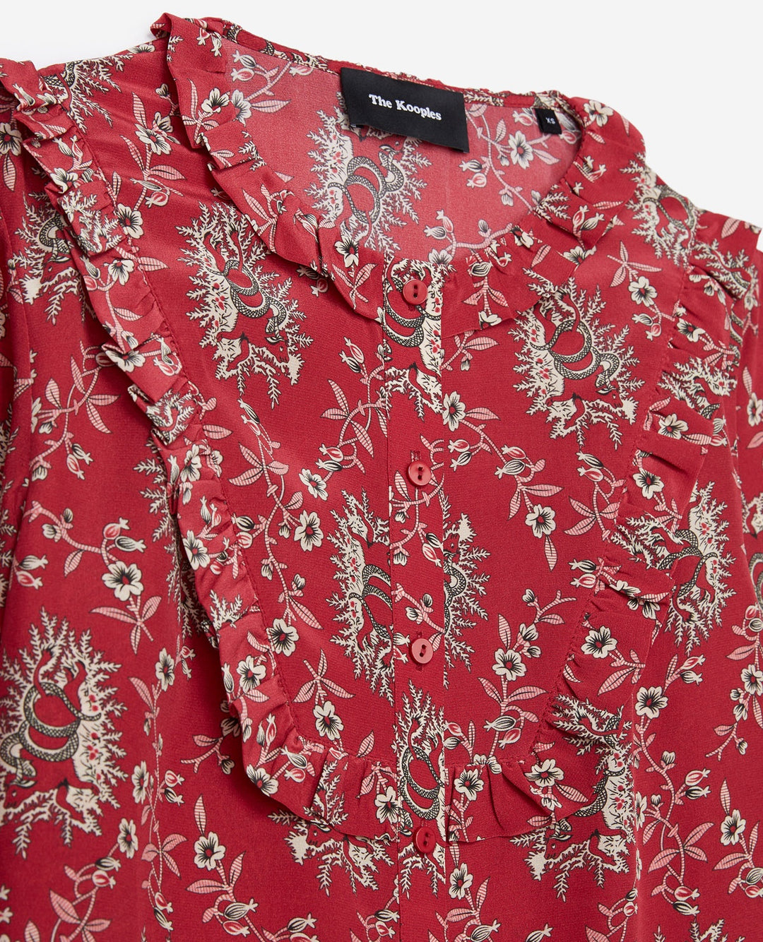 Chemisier Rouge - Taille M/38
