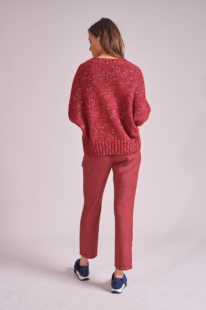 Heathered wool blend sweater - XS/34