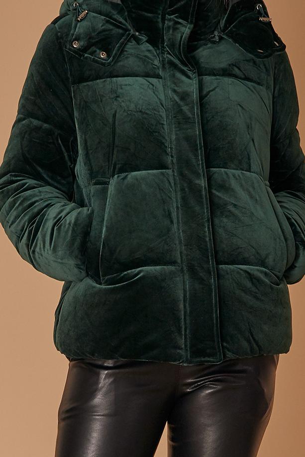 Doudoune verte en velours - Taille M/38