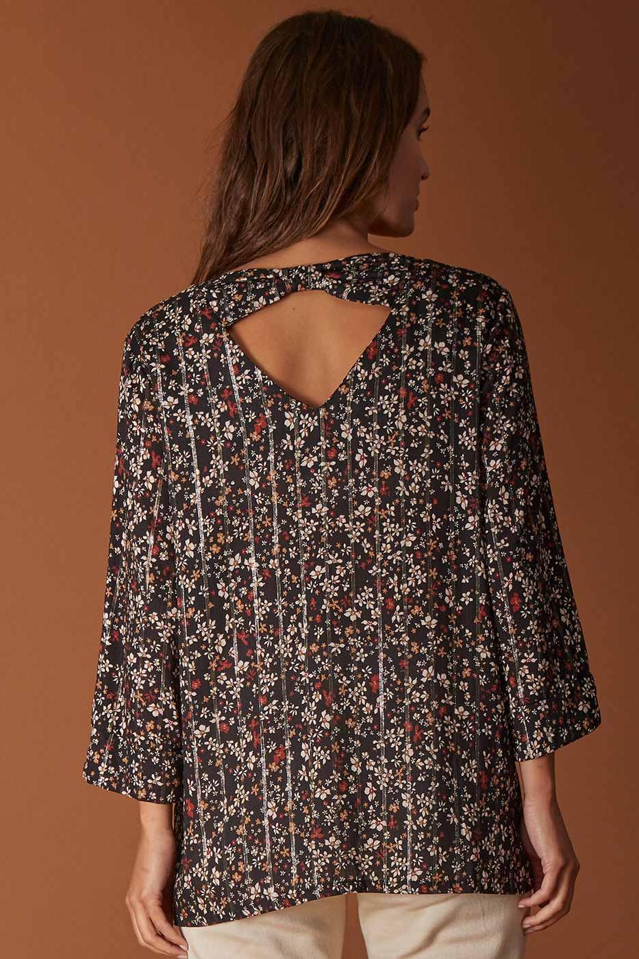 Blouse fluide à mprimé floral - M/38