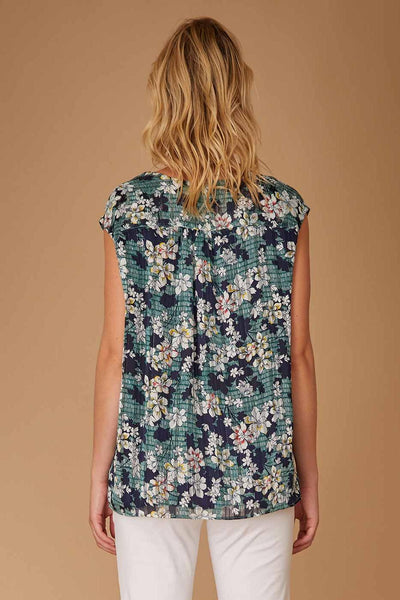 Floral print blouse - M/38