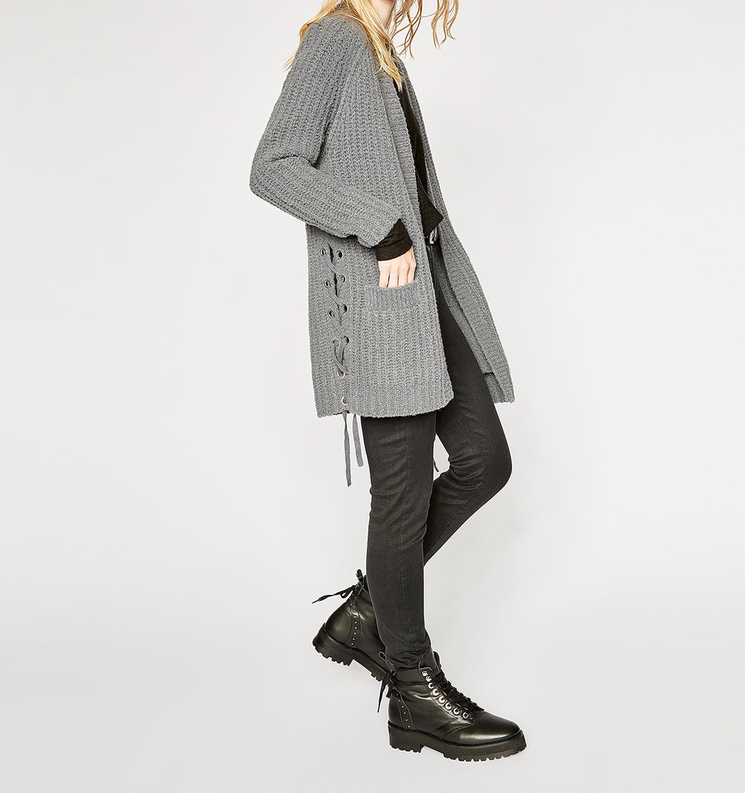 Gilet ou Cardigan Gris - Taille M/38
