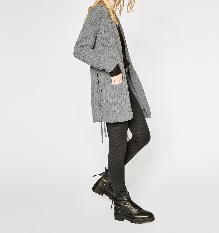 Gilet ou Cardigan Gris - Taille M/38