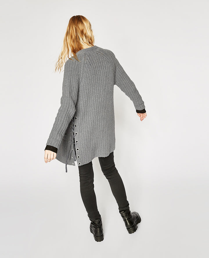 Gilet ou Cardigan Gris - Taille M/38