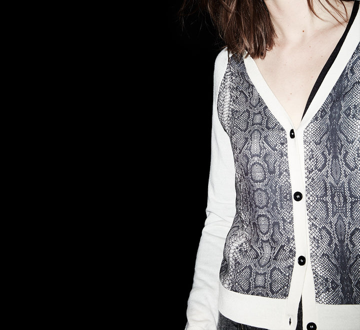 Gilet ou Cardigan Blanc - Taille XS/34