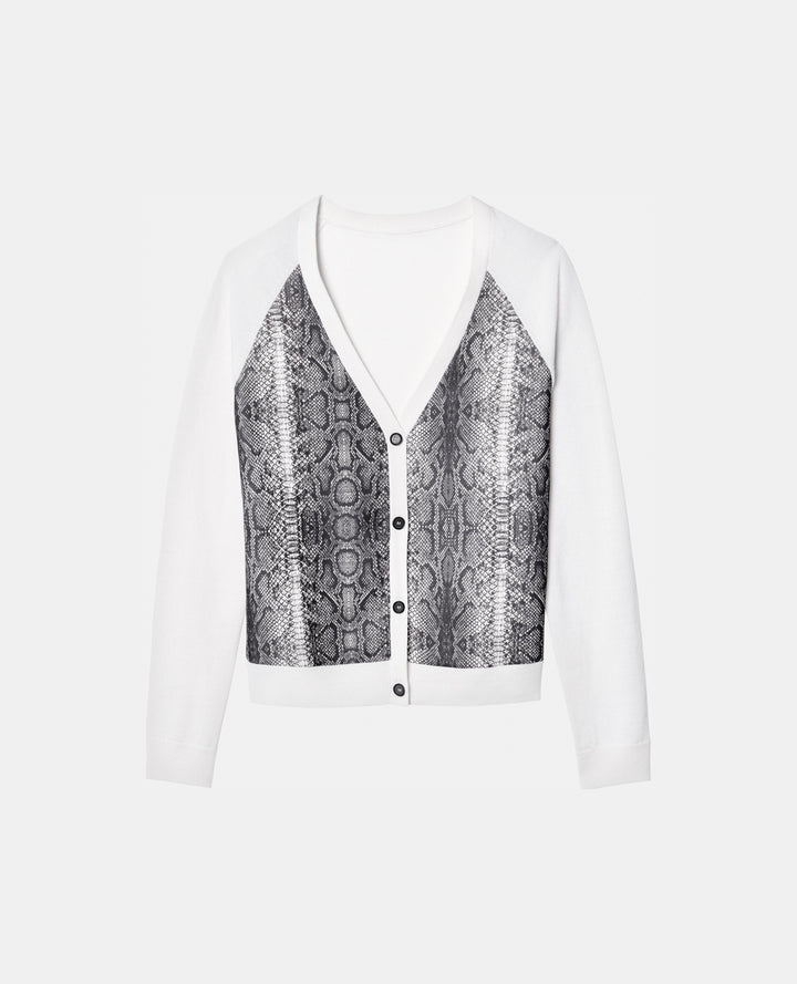 Gilet ou Cardigan Blanc - Taille XS/34