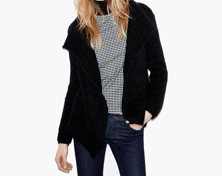 Gilet ou Cardigan Noir - Taille XS/34