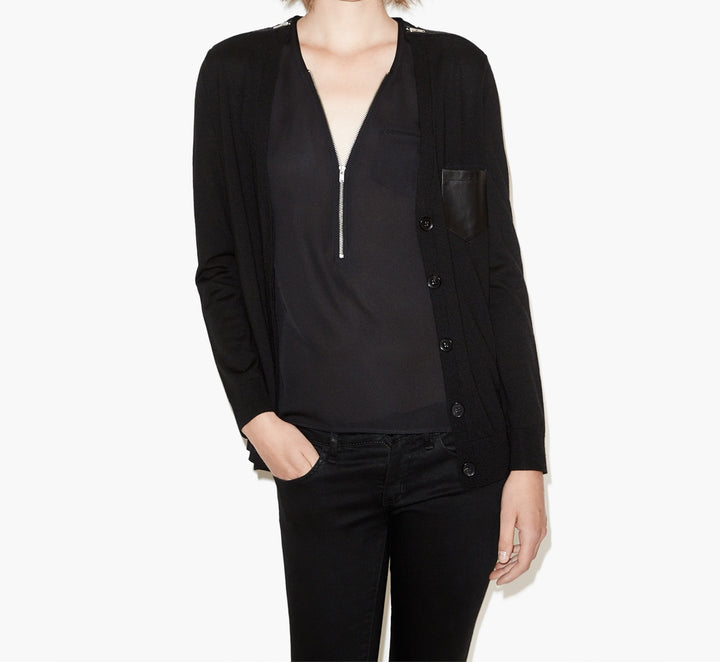 Gilet ou Cardigan Noir - Taille S/36