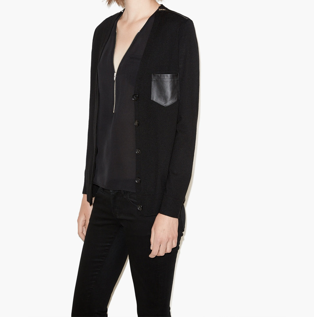 Gilet ou Cardigan Noir - Taille S/36