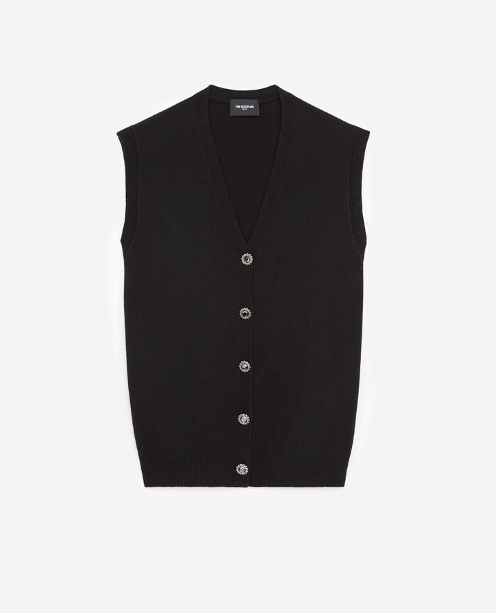 Gilet ou Cardigan Noir - Taille S/36