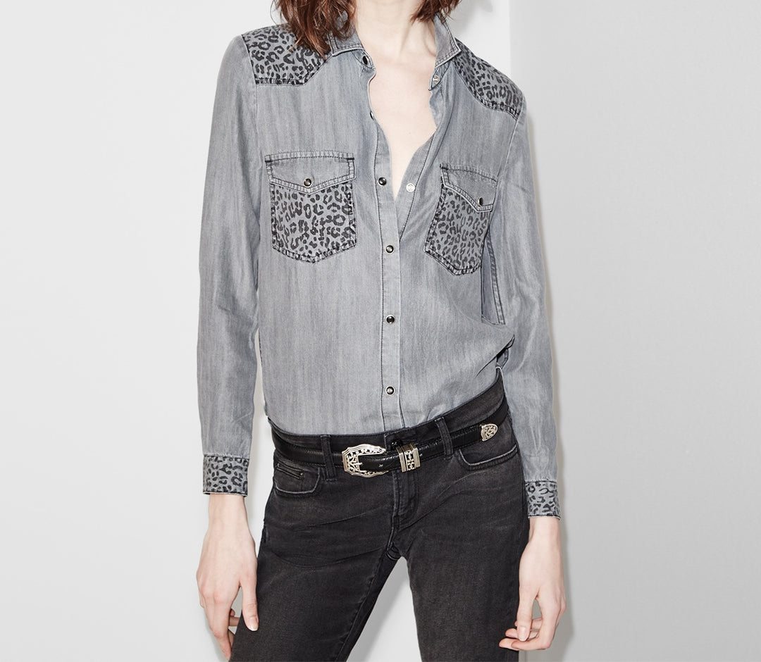 Chemisier Grise - Taille XS/34